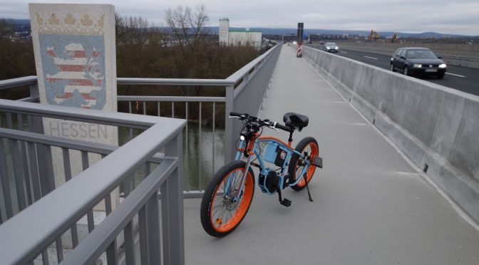 Schiersteiner Brücke für E-Biker wieder offen